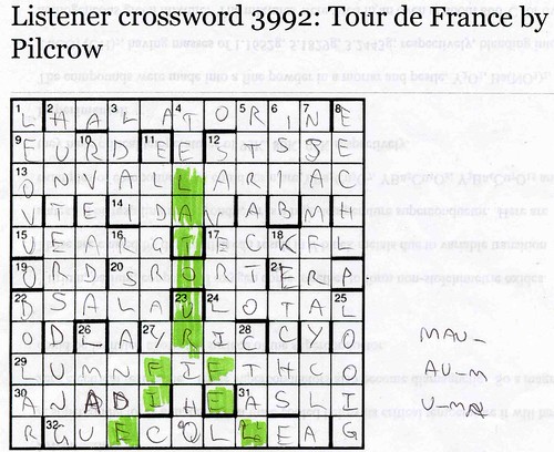 vs the Listener Crossword August 2008