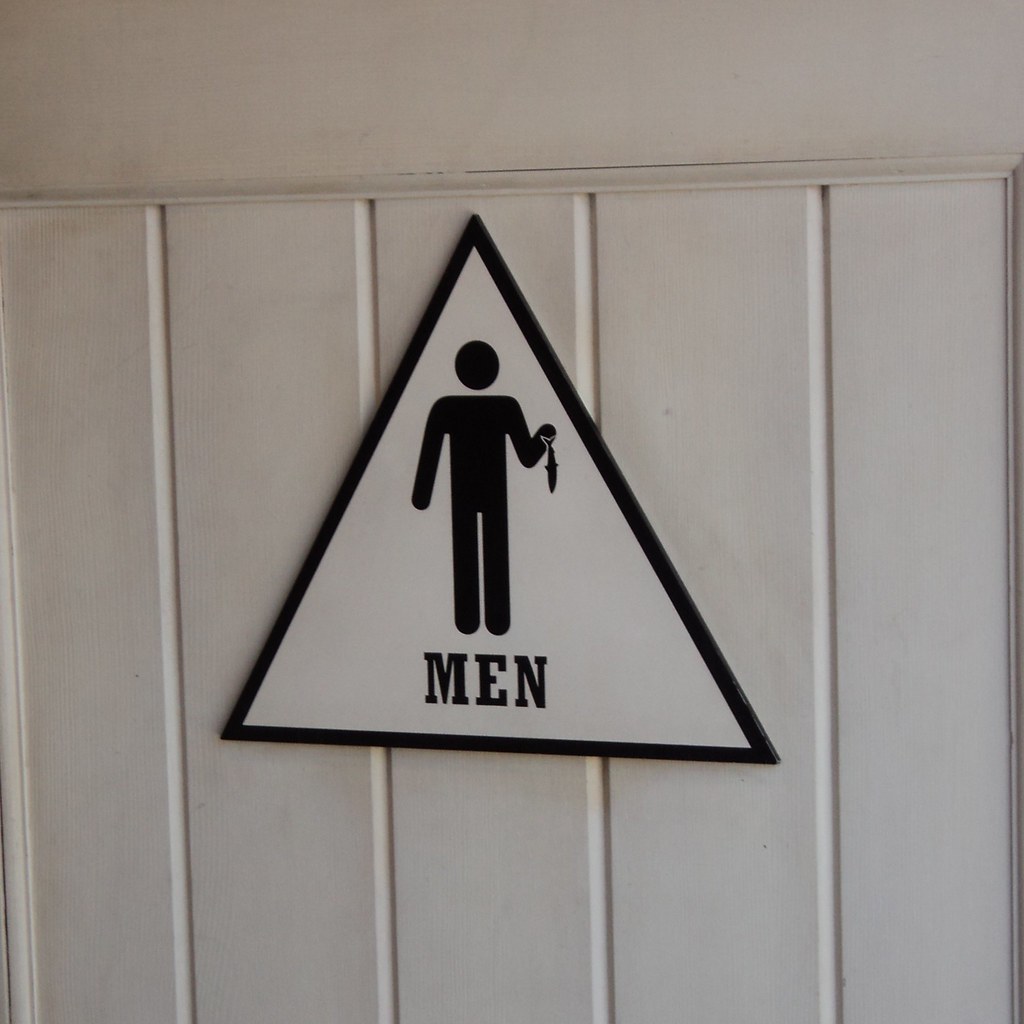 Finding BonggaMom More Restroom Signs Around the Disneyland Resort