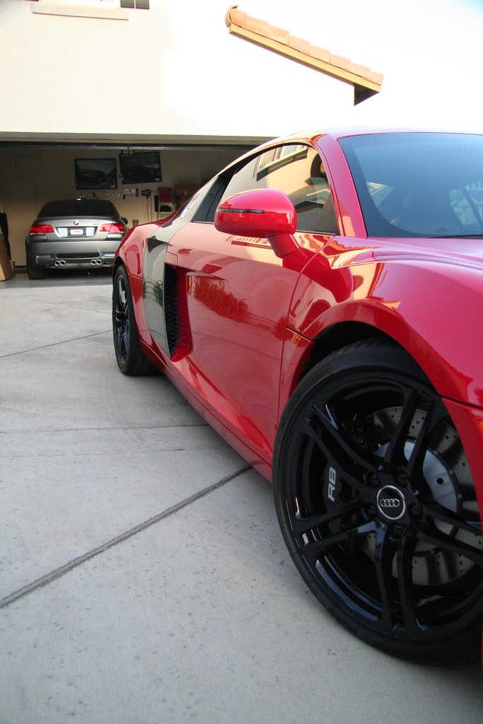 Concours Finish Detailed Audi R8 in Brilliant Red