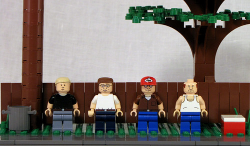King Of the Hill custom minifigs Custom LEGO Minifigures