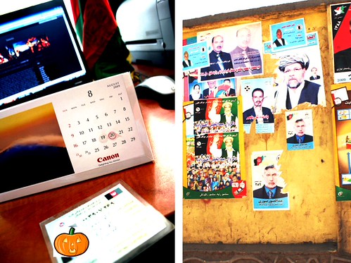 voter card and election posters