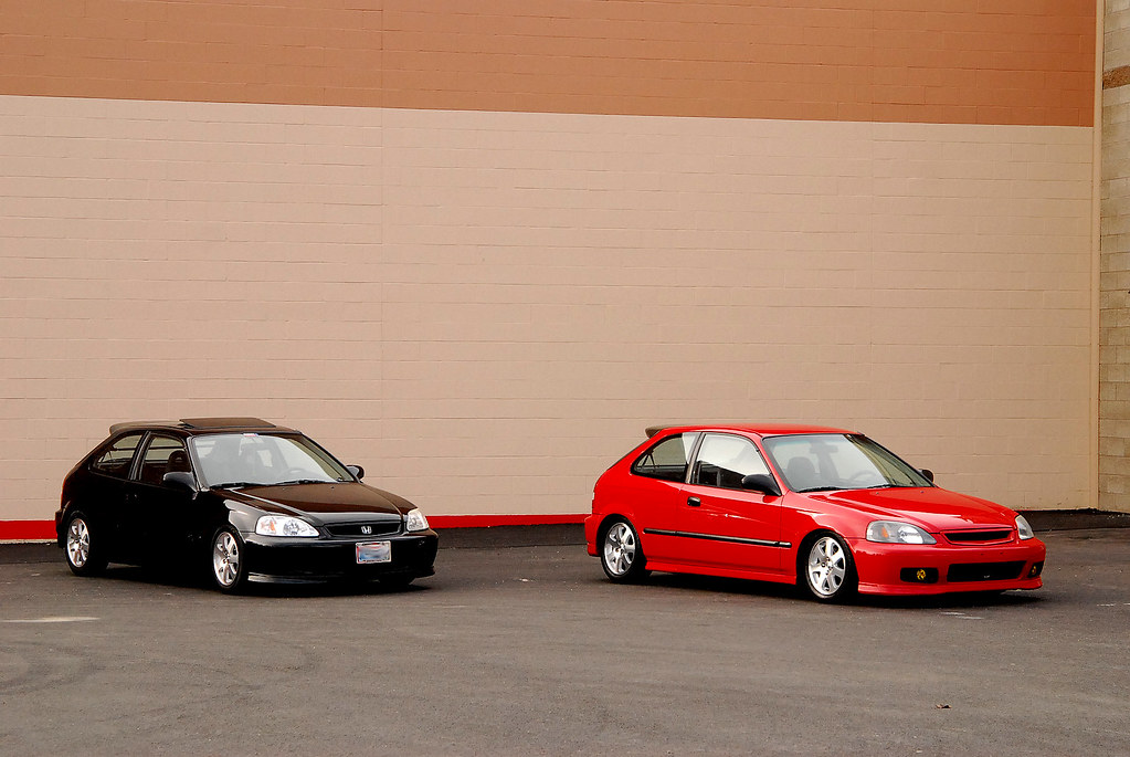 FOR SALE or FOR TRADE Black Honda Civic EK Hatchback HondaTech