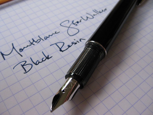 Montblanc Black Resin Starwalker Fountain Pen Reviews The Fountain