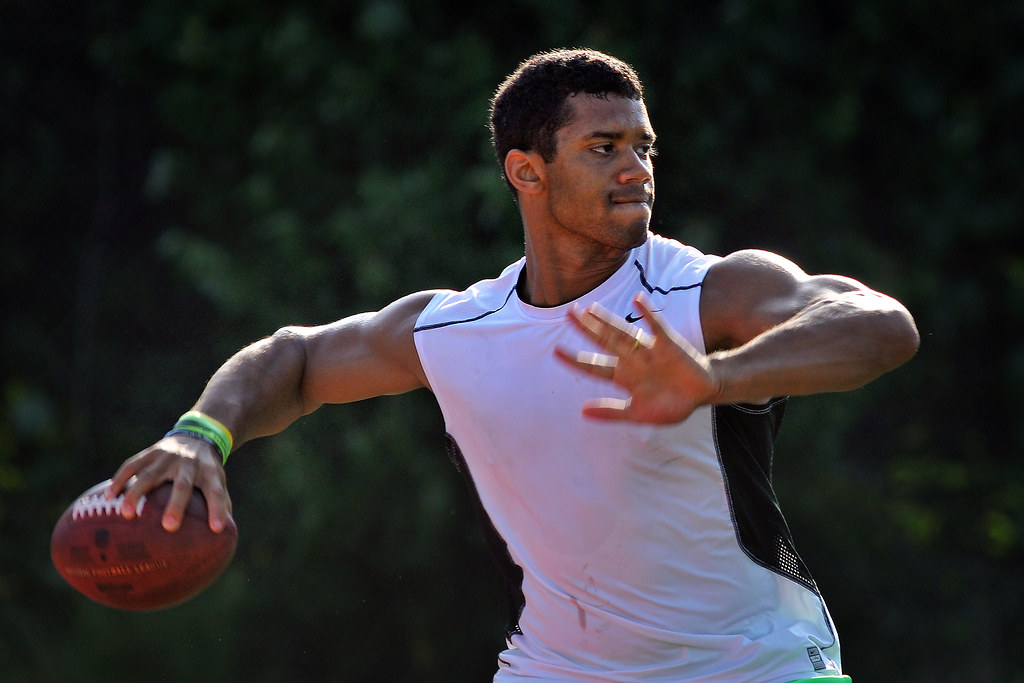 Russell Wilson Shows Up; Passes NC State News NC State University