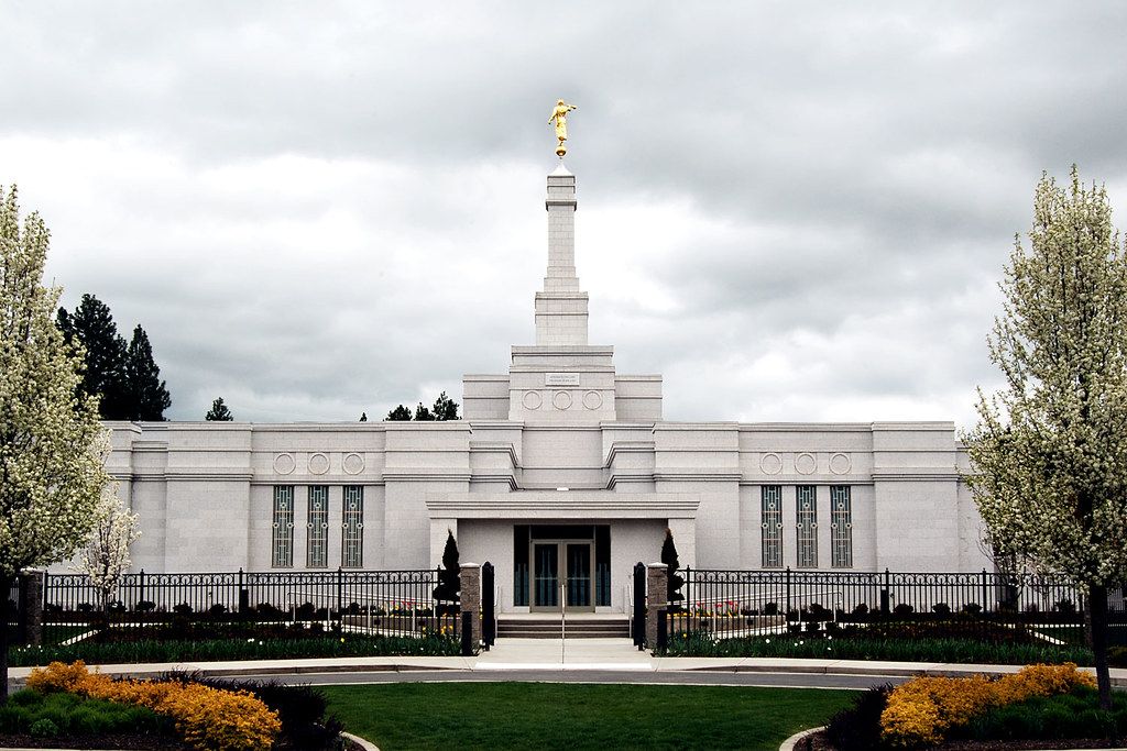 Spokane Washington LDS Temple Map Washington Mapcarta