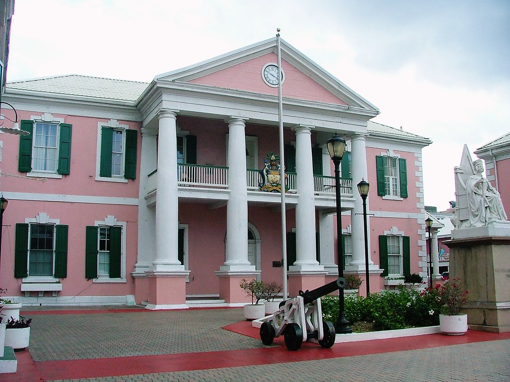 Bahamas Nassau Parliament Square and Rawson Square Parliament