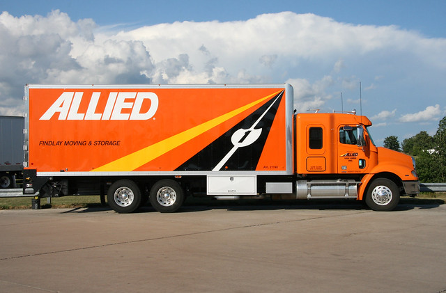 Allied trucking Allied truck under a dramatic sky By RickM2007