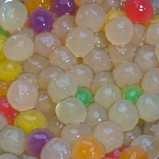 Rainbow boba I found these tapioca balls (not fish eggs) i… Flickr