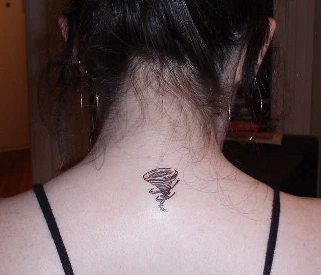 16 Intense Good And Bad Weather Tattoos Tattoodo tornado tattoo Flickr Photo Sharing!