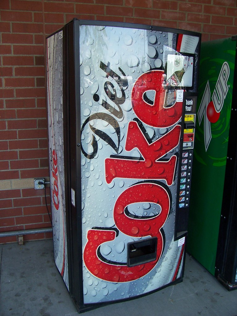 Diet Coke Vending Machine a photo on Flickriver