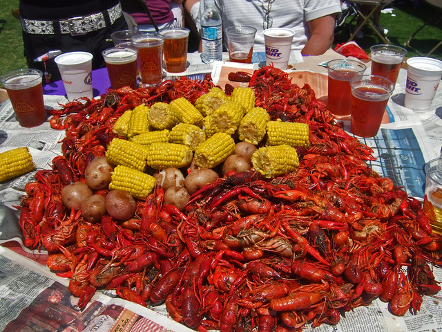 LSU crawfish boil San Diego Flickr Photo Sharing!