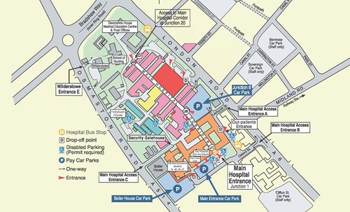 Derby Royal Hospital Map Gadgets 2018