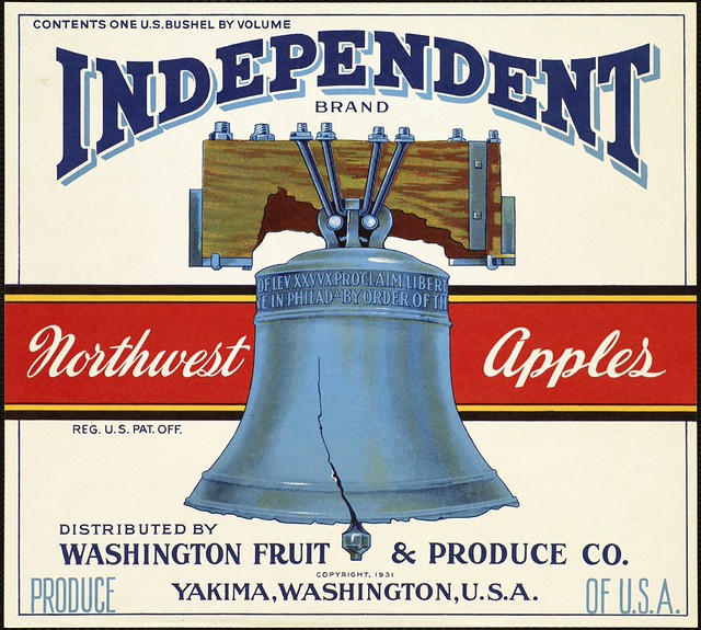 Independent Brand Northwest apples, distributed by Washington Fruit
