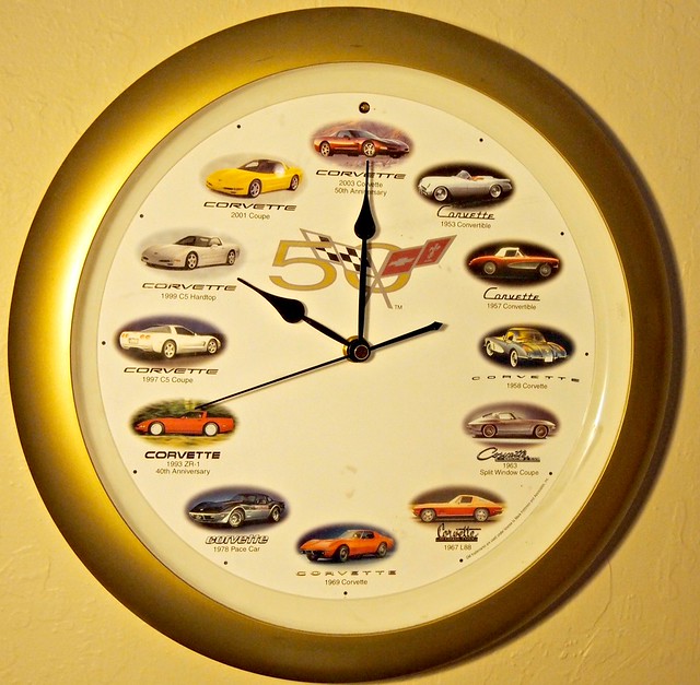 Corvette 50th Anniversory Clock Flickr Photo Sharing!