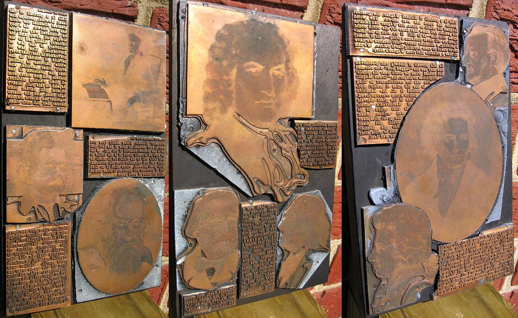 Copper Printing Plates Three copper printing plates from s… Flickr