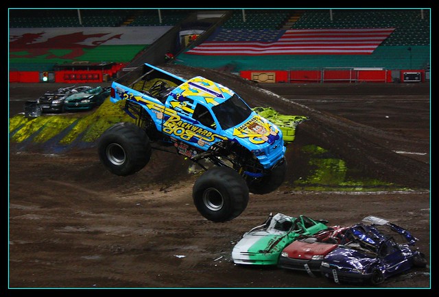 Monster Jam Europe, Cardiff, Backwards bob Flickr Photo Sharing!