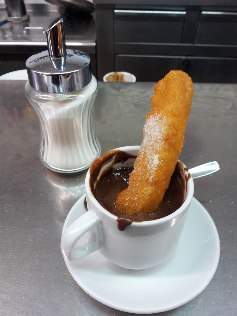 Barcelona Photoblog Porras with Hot Chocolate