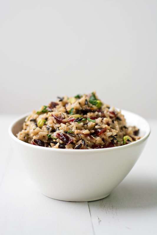 Wild Rice Pilaf with Cranberries and Pistachios • Cook Like A Champion