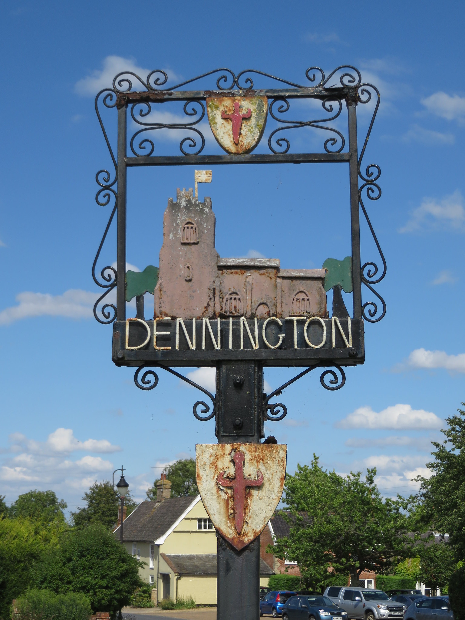 The village sign, Dennington, Suffolk, England Flickr Photo Sharing!
