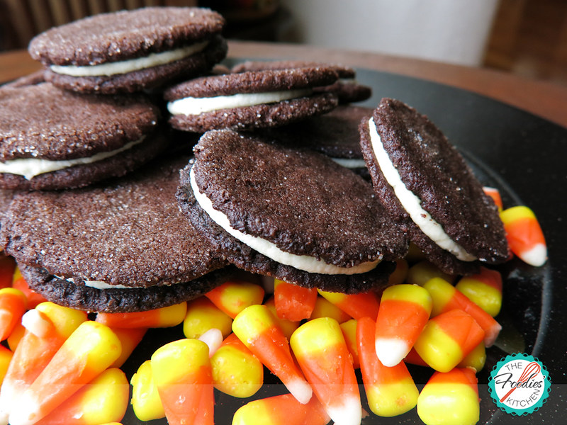 Cream Filled Chocolate Cookies