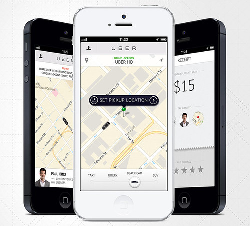 ハイヤー呼び出しアプリ「UBER（ウーバー）」が熱い  ニューヨークお 