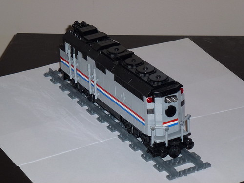 MOC Amtrak EMD F40PH LEGO Train Tech Eurobricks Forums
