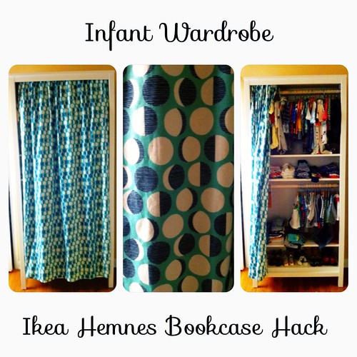 LunaSee DIY Ikea Hemnes Bookcase Hack Infant Wardrobe