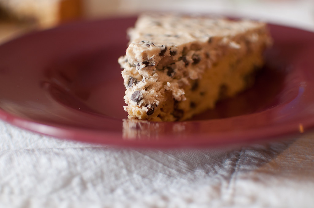Chocolate Chip Cake with Cookie Dough Frosting Meg's Everyday Indulgence