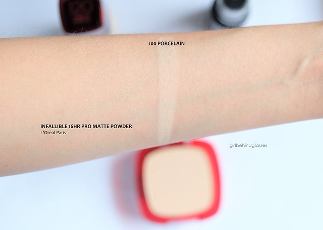L’Oreal Infallible 16HR Pro Matte Powder Review Girl Behind the Glasses