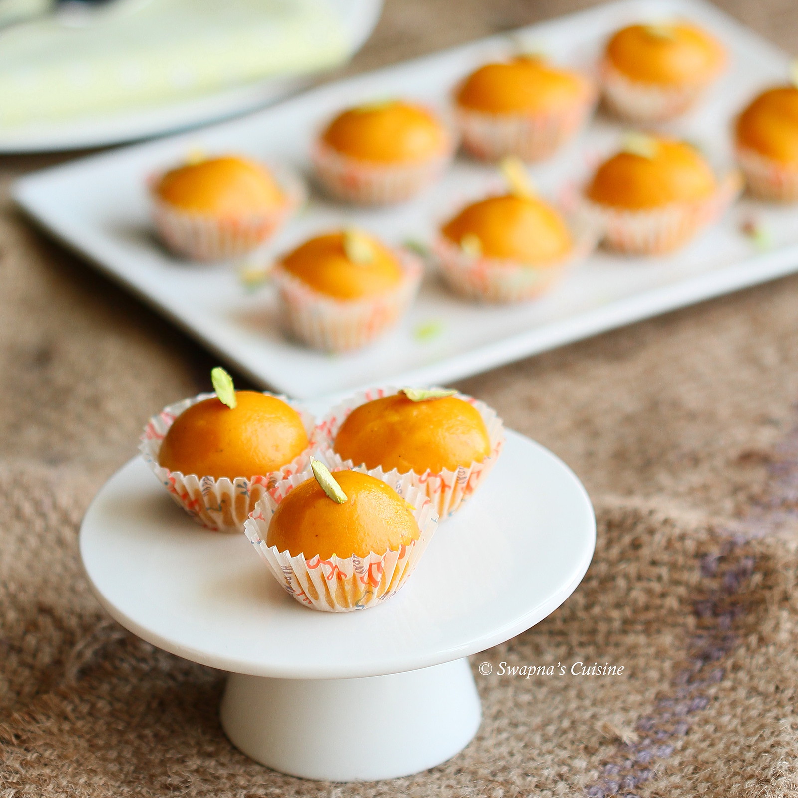 Swapna's Cuisine Mango Burfi / Aam Burfi
