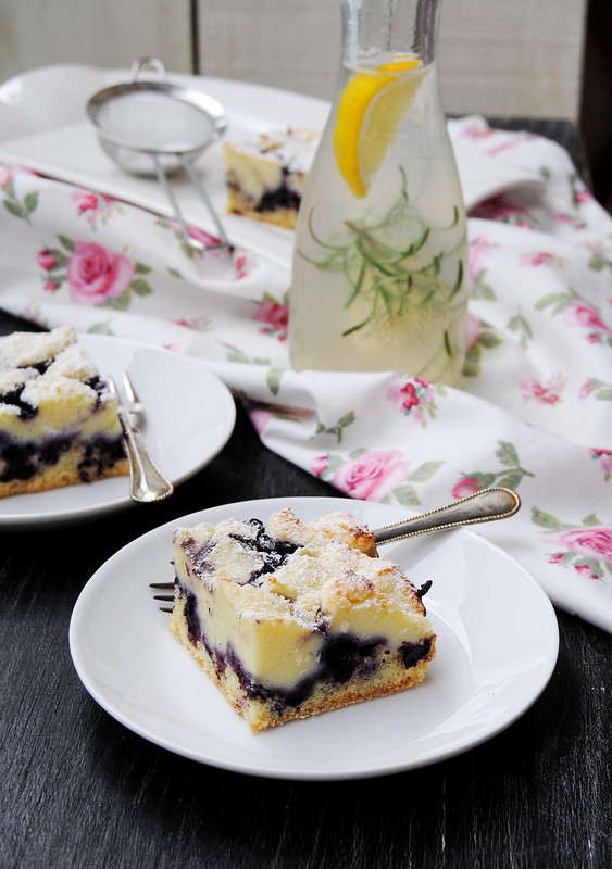 Ricotta Blueberry Squares