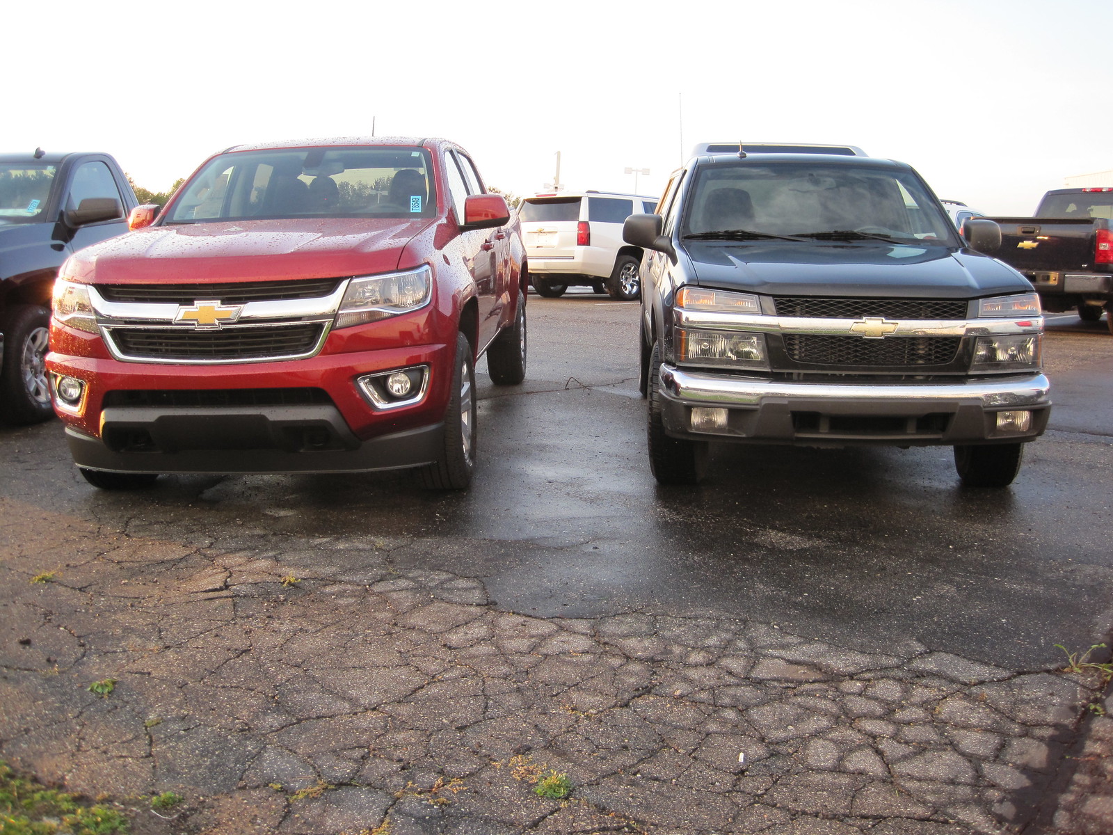 Colorado's, twoold vs new. Chevy Colorado & GMC Canyon