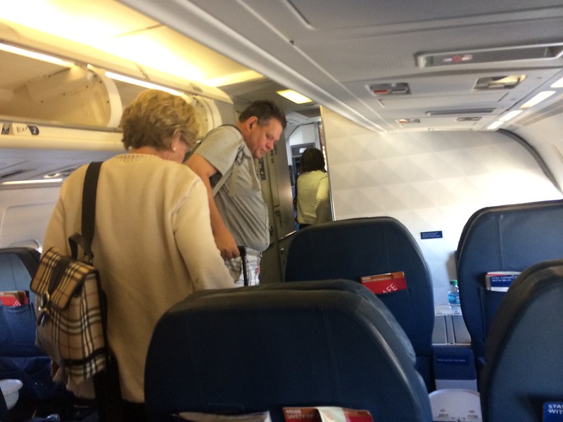 Delta Air Lines First Class with the dead Cincinnati and Memphis Hubs