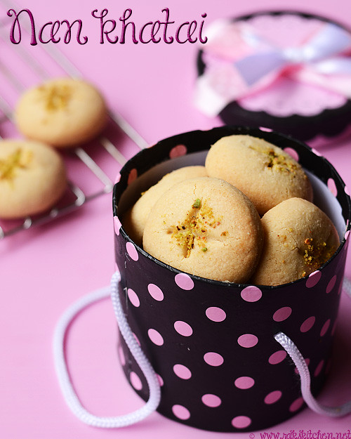 Nan khatai recipe Nankhatai recipe Raks Kitchen Indian Vegetarian
