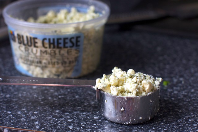 crumbled blue cheese