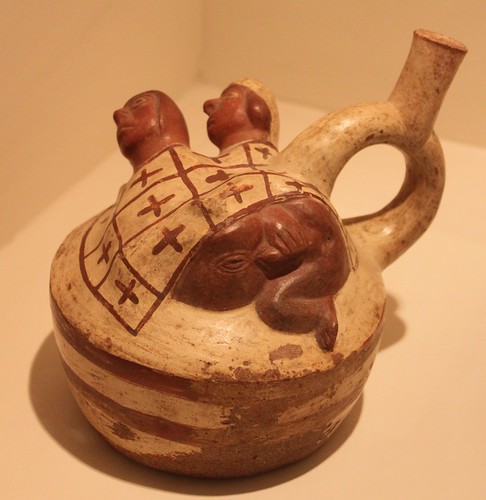 A Moche sex pot. c. 500 AD from western Peru. These pots are thought to