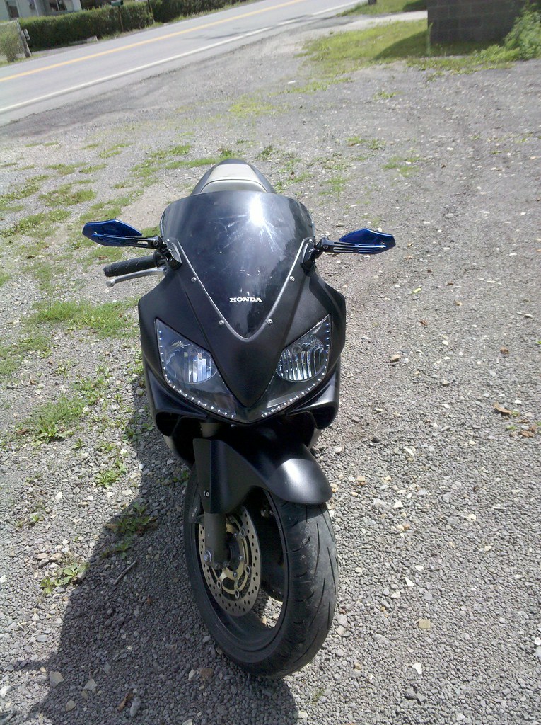 DIY F4I Headlight L.E.D DRL Mod CBR Forum Enthusiast forums for Honda CBR Owners