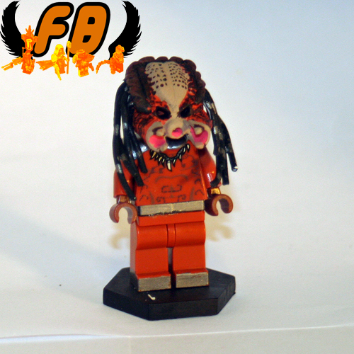 Predator without Mask custom minifig Custom LEGO Minifigures