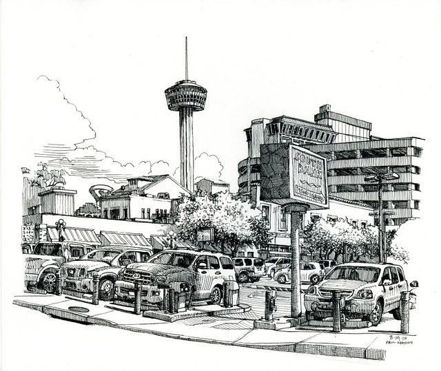 Downtown San Antonio, Texas Urban Sketchers