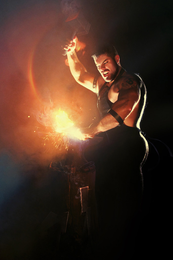 Vulcan The impossibly lovely Andy as the Roman god, Vulcan… Flickr