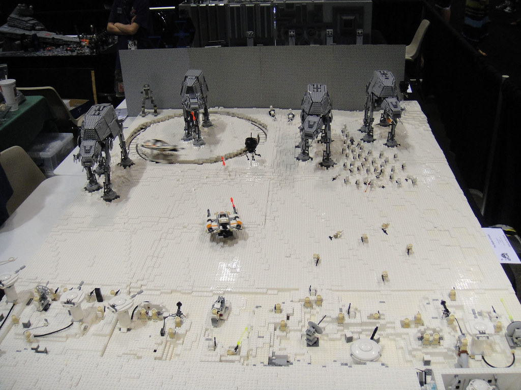 Star Wars Celebration V Lego diorama Hoth battle a photo on