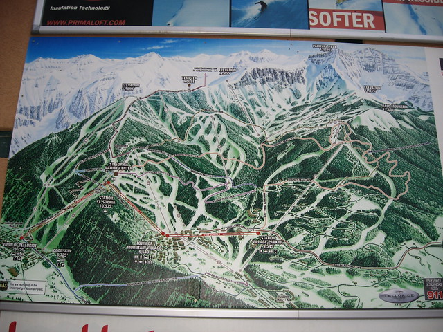 Telluride Mountain Village Map Map of Telluride Ski Resort, Mountain Village, Colorado Flickr