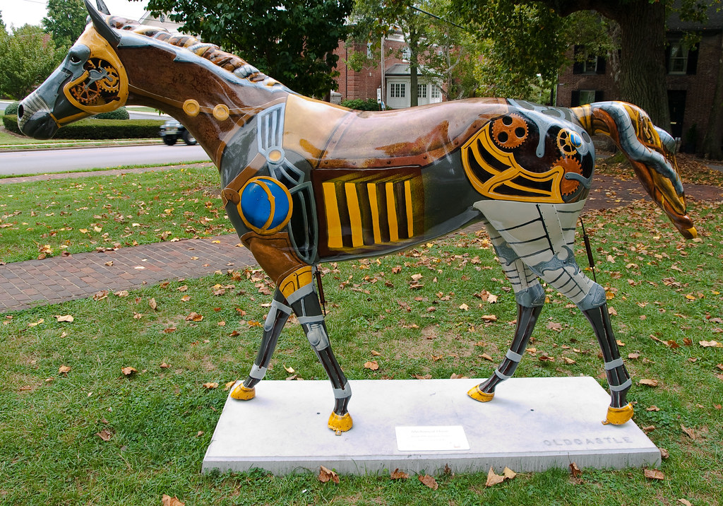 Horse Statues One of 84 horse statues found around Lexingt… Flickr
