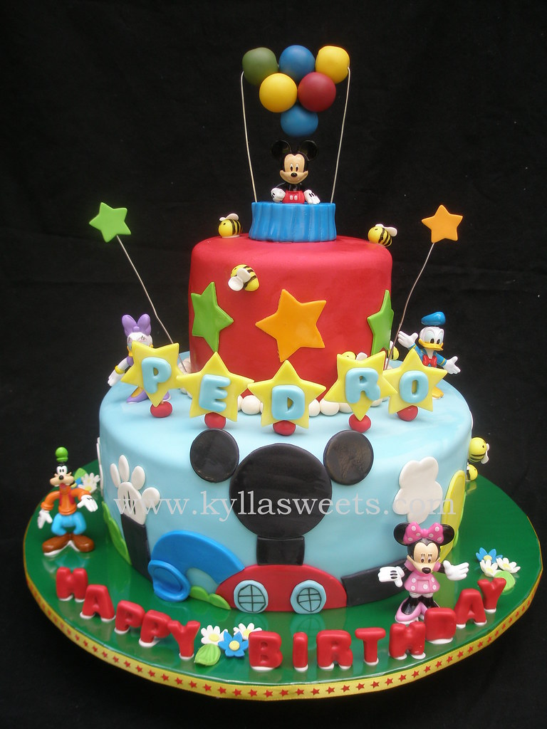Mickey Mouse Clubhouse cake a photo on Flickriver