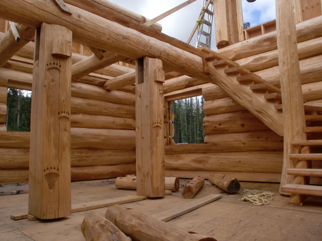 Casa de troncos Por dentro a photo on Flickriver