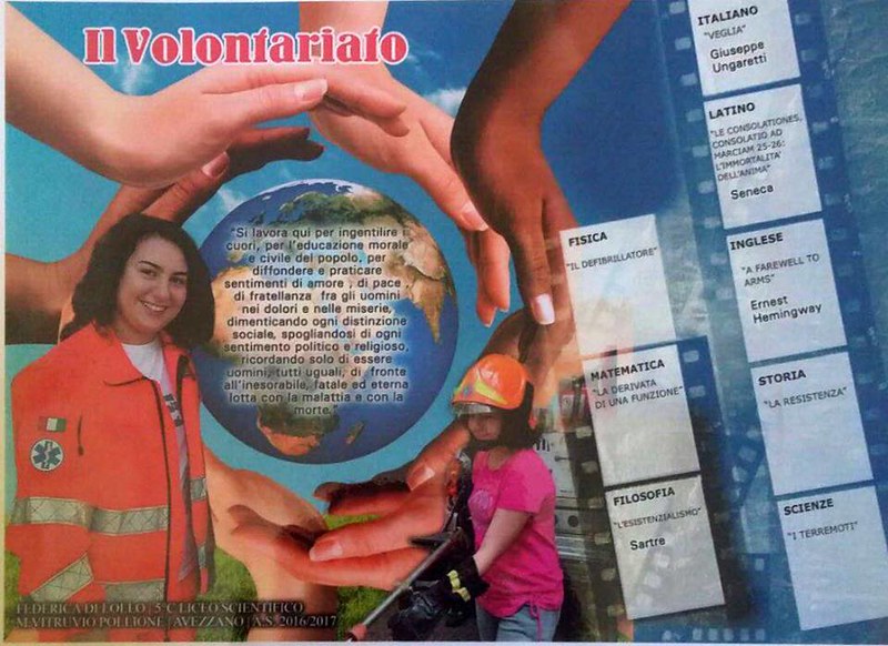 Maturità, La Tesina Di Giulia Sul Volontariato - Anpas Associazione Nazionale Pubbliche Assistenze 582_x_800_jpg