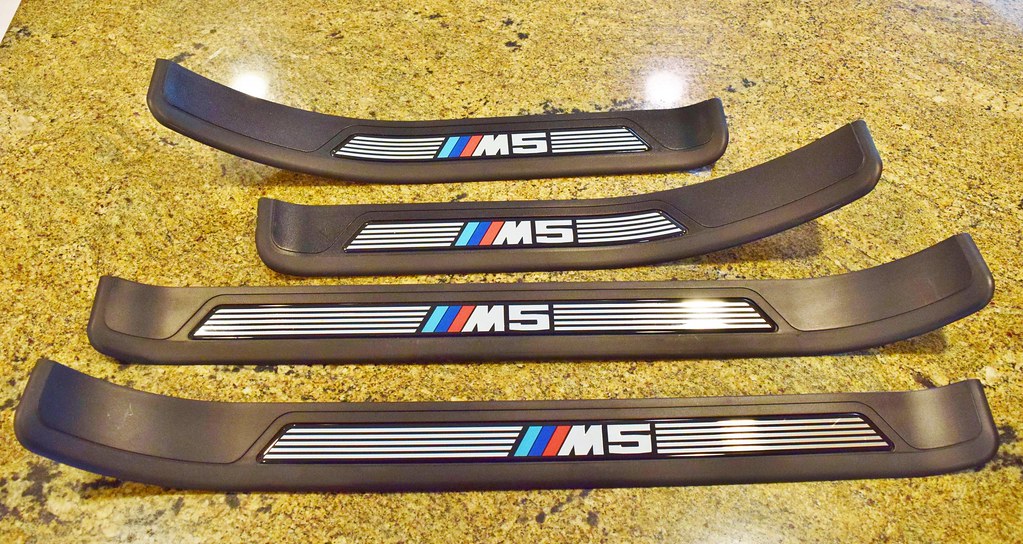E39 (9603) For Sale E39 OEM "///M5" Door way entry sill set BMW M5
