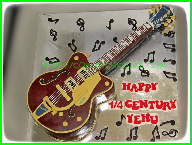Cake Gitar YEHU COKLATCHIC CAKE Est.2004