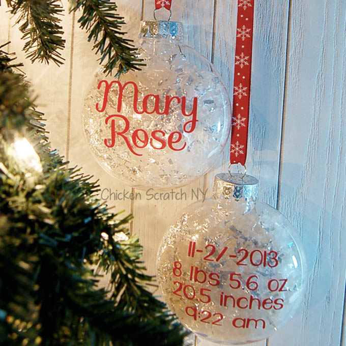 Baby's First Christmas Ornaments You Can Make Yourself