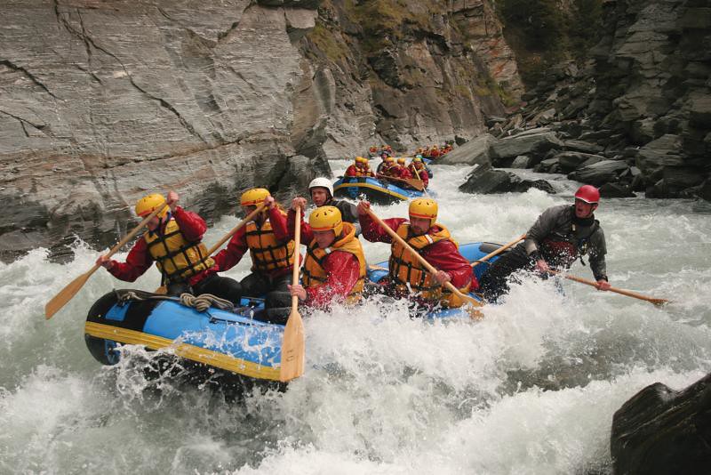 White Water Rafting in Queenstown 1/2 day fun trip for your